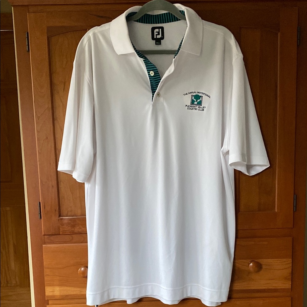 FootJoy White Polo Shirt for Men